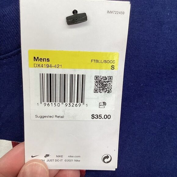 Men's Nike Believe" U.S.A. Olympics Tee- NWT navy Blue small - Picture 4 of 8